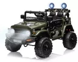Elektrinis vaikiškas automobilis Milly Mally Toyota FJ Cruiser Army
