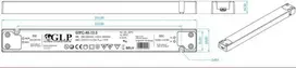 45W LED maitinimo šaltinis GTPC SLIM, 12V, IP20
