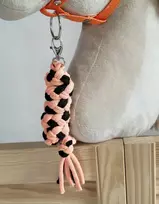 Super Hobby Horse Pavadėlis hobi arkliukui, juodai oranžinis