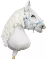 Super Hobby Horse Reguliuojamas kantaras hobi arkliukui, šviesiai mėlynas