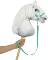 Super Hobby Horse Pavadėlis hobi arkliukui iš juostinio diržo – mėtų spalvos