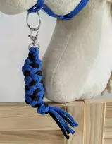 Super Hobby Horse Pavadėlis hobi arkliukui, juodai mėlynas dvigubas kordas