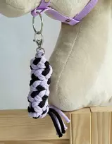 Super Hobby Horse Pavadėlis hobi arkliukui, juodas-violetinis