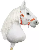 Super Hobby Horse Reguliuojamas kantaras hobi arkliukui – oranžinis
