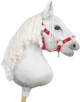 Super Hobby Horse Reguliuojamas kantaras hobi arkliukui A3 – raudonas