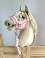 Super Hobby Horse Hobio arklio kantaras A3 su balta pūkuote ir pavadžiu