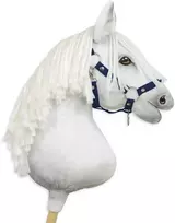 Super Hobby Horse Reguliuojamas džinsinis kantaras hobi arkliukui A3