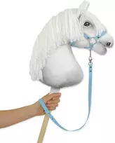 Super Hobby Horse Hobio žirgo pavadis iš juostinio diržo – šviesiai mėlynas