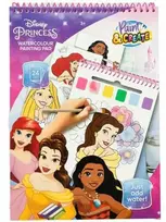 Hisabjoker Ab CANENCO Disney princesių akvarelinių dažų bloknotas