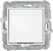 Karlik Elektrotechnik MWP-3.1 Laiptinės jungiklio mechanizmas (vienas mygtukas be piktogramos) balta MWP-3.1