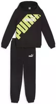 Puma Sportinis Kostiumas Paaugliams Power Sweat Suit Juodas Geltona 679999 51