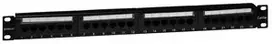 Emiternet PANE.19" 24 X RJ45 UTP KAT.5E (1U) Z PÓ