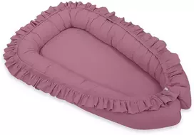 My Sweet Baby Kūdikio lizdelis su raukiniais pastelinės violetinės spalvos