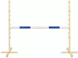 Super Hobby Horse Šuolių kliūtis hobby horse su mėlyna sija 160 cm