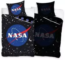 MCU NASA patalynė „Šviečia tamsoje“ 140x200 cm - 100 procentų medvilnė