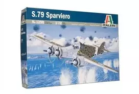 Italeri Savoia-Marchetti SM.79 Sparviero 1/72 surenkamas plastikinis modelis