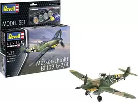 Revell Messerschmitt Bf109 G-2/4 1/32 modelis su dažais ir klijais
