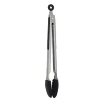 AEG Asi Collection 34,5 cm nerūdijančiojo plieno 34,5 cm serviravimo ir kepimo žnyplės su silikoniniais antgaliais