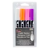 Marvy Uchida Kreidiniai markeriai Marvy Bistro Chalk Marker #480-4B 4vnt.