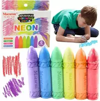 Lean Neoninės kreidos rinkinys vaikams ir suaugusiems
