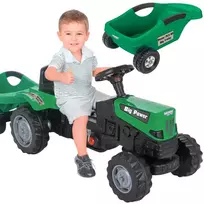 WOOPIE Pedaliniai Traktoriai su Priekaba Big PowerTrac
