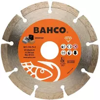 Deimantinis diskas betonui, segmentinis, Bahco 125x2.0x22.23mm