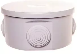 Elektro Plast 31.3 Ant paviršiaus montuojama hermetiška dėžutė fi 100mm IP44 rutuliukas PO-100 31.3