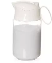 Lumarko Orion Pieno ąsotis stiklinis 235 ml su dangteliu