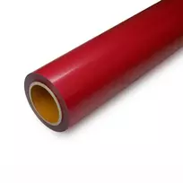 Lipni plėvelė "Raudona spalva" Matinė 1.23m pločio. 0.5m ilgio