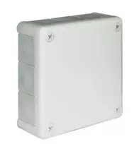 Elektro Plast 61.137 Hermetiška paviršinė tuščia dėžutė 98x98x42mm IP55 balta VP 041-01 61.137