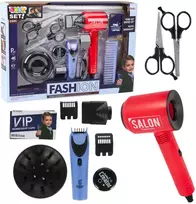 Lean Toys Vaikiškas kirpimo rinkinys su džiovintuvu ir aksesuarais
