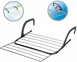 Brunbeste SKŁADANA Džiovintuvas NA PRANIE NA GRZEJNIK KALORYFER BALKON 50 CM ROZSUWANA BRUNBESTE BB-3900