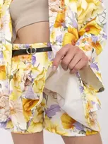 Italy Moda Laisvalaikio kostiumas moterims-DHJ-KMPL-A9061.67-geltona