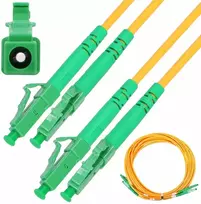 „Extralink“ LC/UPC-LC/UPC jungiamasis laidas, daugiamodis, OM4, dvipusis, 3 mm, 3 m