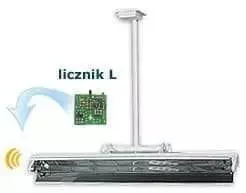 Germicidinė UV-C lempa NBV 55 SL (lubinė, su skaitikliu)