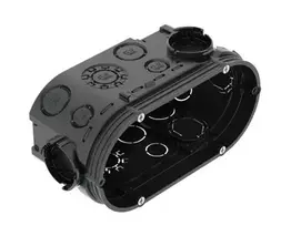 OBO Bettermann 2003720 Įleidžiamoji dėžutė, dvigubo gylio 66 mm, be halogenų, UG 66-DV 2003720 /10 vnt./