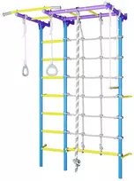 Sporto kompleksas (gimnastikos sienelė) SANRO S7 šviesiai violetinė-žydra, 219,6x154cm