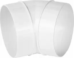 AWENTA alkūninis kanalas Awenta KO125-23/45 apvalus 45 laipsnių fi125mm