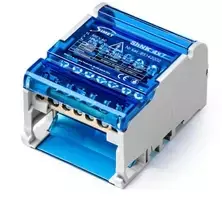 Simet 85142002 Keturių polių modulinis paskirstymo blokas 4x(5x6mm² 2x25mm²), skirtas TS35 ShNK bėgeliui 4x7 85142002