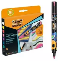 BIC Žymeklis Intensity Paint Marker 8 spalvų rinkinys