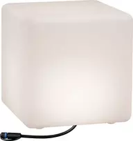Pakabinamas šviestuvas Paulmann „Plug & Shine CUBE“ sodo šviestuvas 300x300 6,5 W 3000 K 575 lm IP67 24 V baltas