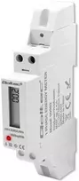 „Qoltec“ 1 fazės elektroninis skaitiklis | Energijos skaitiklis ant DIN bėgelio | 230 V | 30 A | LCD | 1P