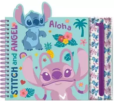 Kids Licensing Vaikams skirtas „Euroswan“ – licencijuoti „Rinkinys“ priedai. Kūrybingas pieštukų dėklas, pieštukai, lipdukai | Lilo ir Stitch