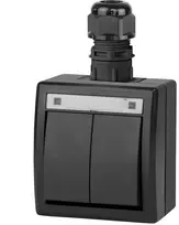 Jungiklis ELEKTRO-PLAST AQUANT, 2 klav., IP65