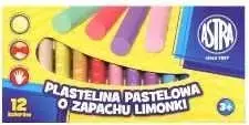 Asta Plastilinas Astra 12 spalvų pastelinių atspalvių
