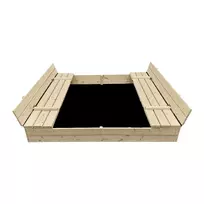 4Iq Group Smėlio dėžė Bonus Orbis, 160x160cm, su patiesalu