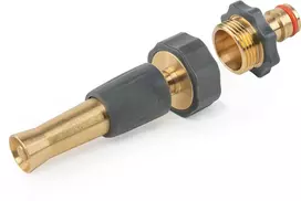 BRADAS REGULIUOJAMAS ŽALVARINIS ANTGALIS, VIDINIS SRIEGIS 3/4″ SU JUNGTIMI PRIE ČIAUPO, IŠORINIS SRIEGIS 3/4″ 10cm BRASS SOFT