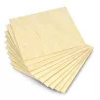 Static Control Oem Beržo fanera - 3mm - formatas 110x120mm - 10 vnt