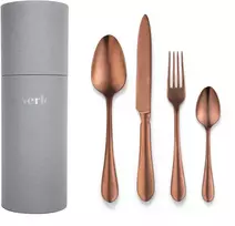 Verlo 24 dalių stalo įrankių rinkinys su vamzdeliu, Destello Copper