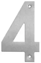 Haushalt Numeris "4", nerūdijančio plieno, 145 mm